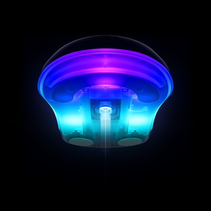 SteelSeries Rival 3 Gen 2 Gaming Muis Wit onderkant