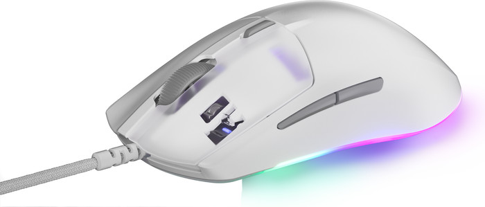 SteelSeries Rival 3 Gen 2 Gaming Muis Wit linkerkant