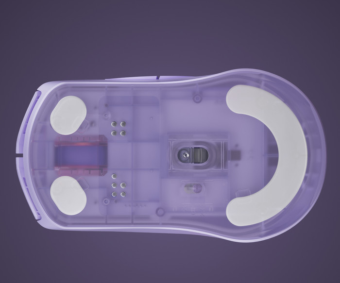 SteelSeries Rival 3 Gen 2 Wireless Gaming Mouse Lavender bottom