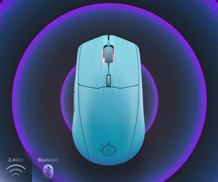 SteelSeries Rival 3 Gen 2 Wireless Gaming Mouse Aqua visual supplier