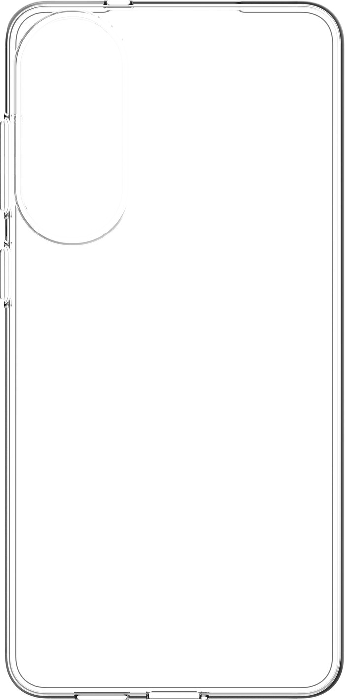 Just in Case Soft Design Samsung Galaxy S25 Edge Back Cover Transparant voorkant