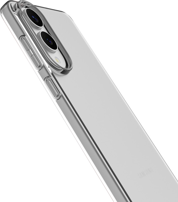 Just in Case Soft Design Samsung Galaxy S25 Edge Back Cover Transparant onderkant