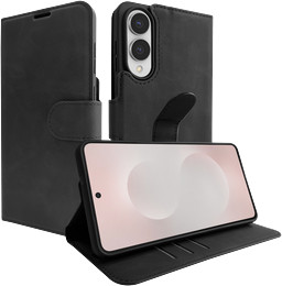 Just in Case Wallet Samsung Galaxy S25 Edge Book Case Zwart samengesteld product