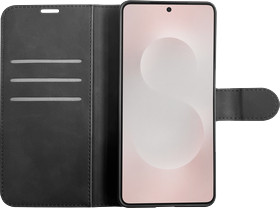 Just in Case Wallet Samsung Galaxy S25 Edge Book Case Zwart Main Image