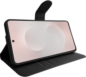 Just in Case Wallet Samsung Galaxy S25 Edge Book Case Zwart linkerkant