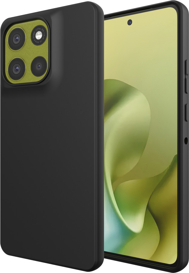 Just in Case Soft Design Motorola Moto G86 Back Cover Zwart samengesteld product