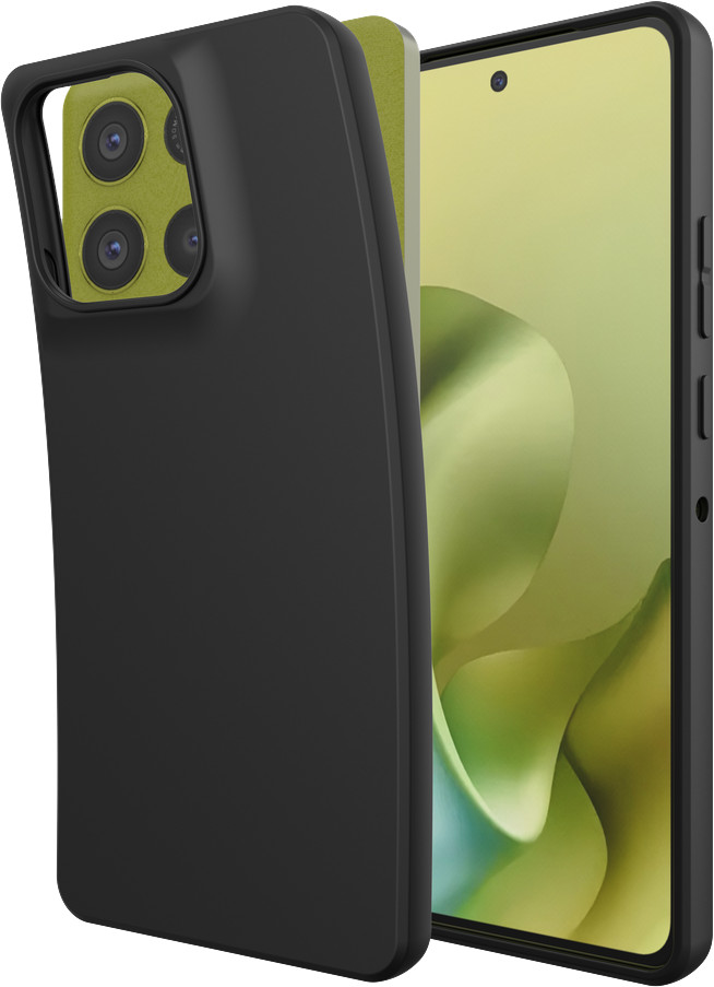 Just in Case Soft Design Motorola Moto G86 Back Cover Zwart samengesteld product