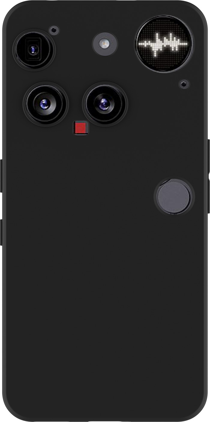 Just in Case Soft Design Nothing Phone (3) Back Cover Black Main Image