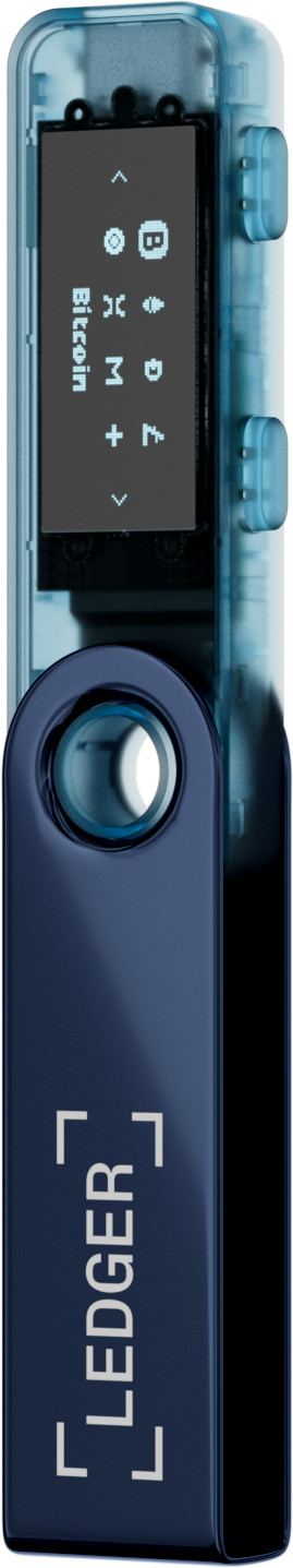 Ledger Nano S Plus Neptune Blue top