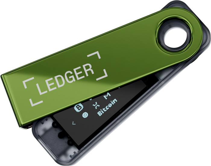 Ledger Nano S Plus Oxidate Green voorkant