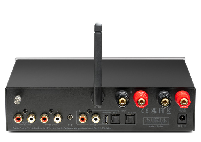 Pro-Ject Stereo Set E Phono Bruin achterkant