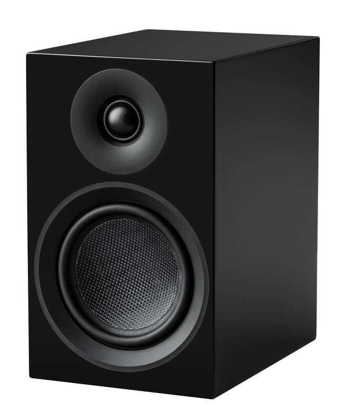 Pro-Ject Colourful Audio System E Zwart rechterkant