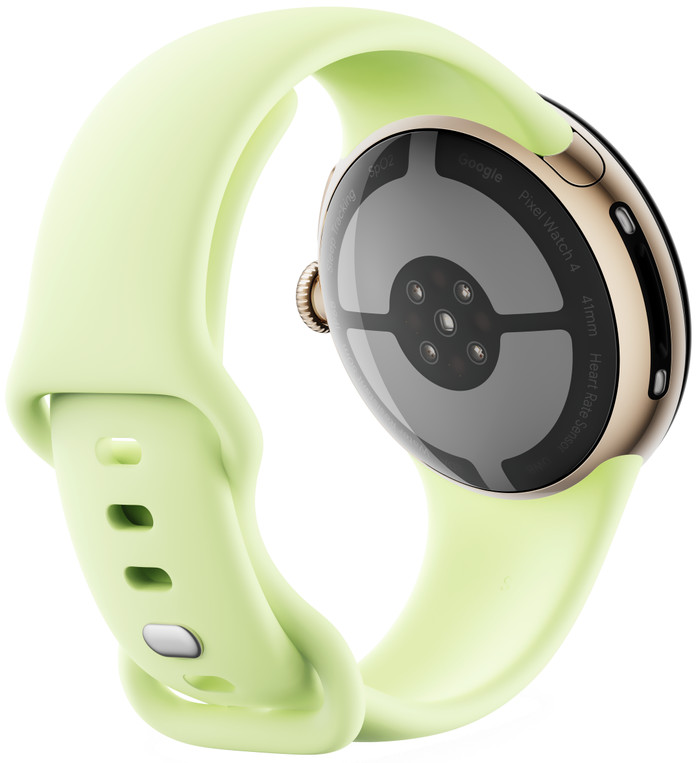 Google Pixel Watch 4 Gold/Green 41mm back