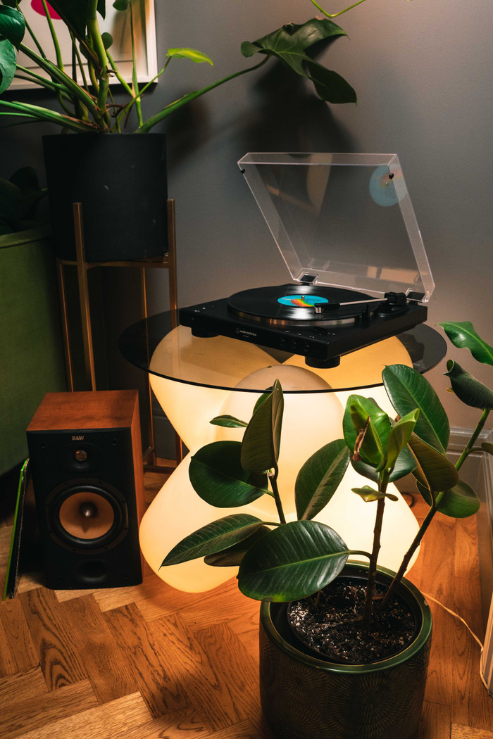 Audio Technica AT-LP60XBT Zwart product in gebruik