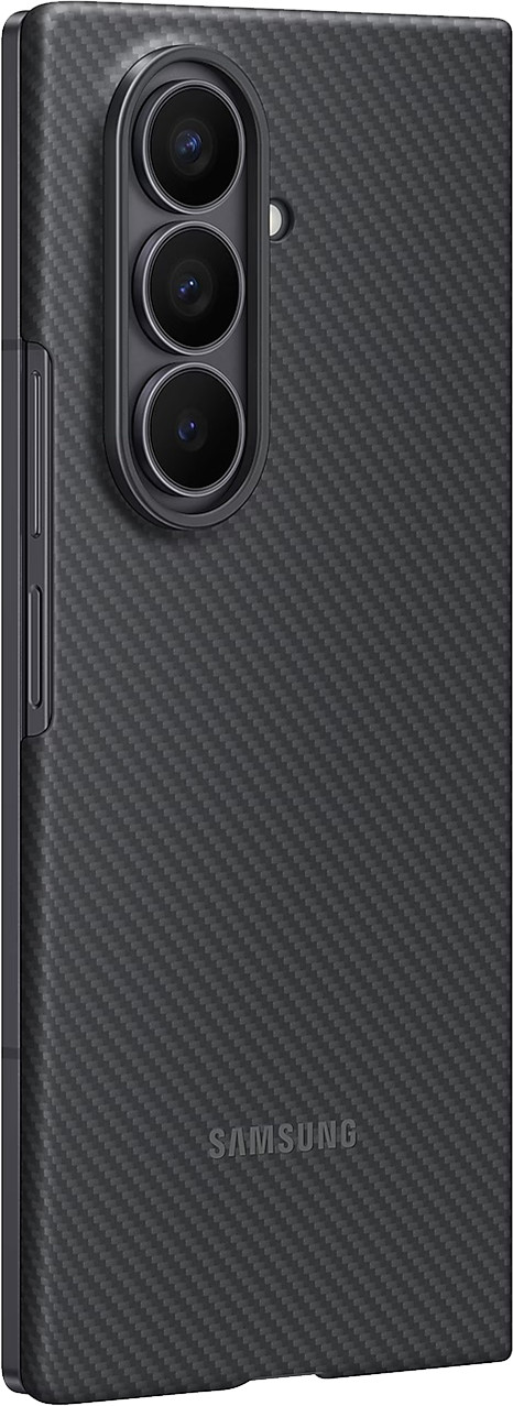 Samsung Galaxy Z Fold 7 Carbon Back Cover Black right side