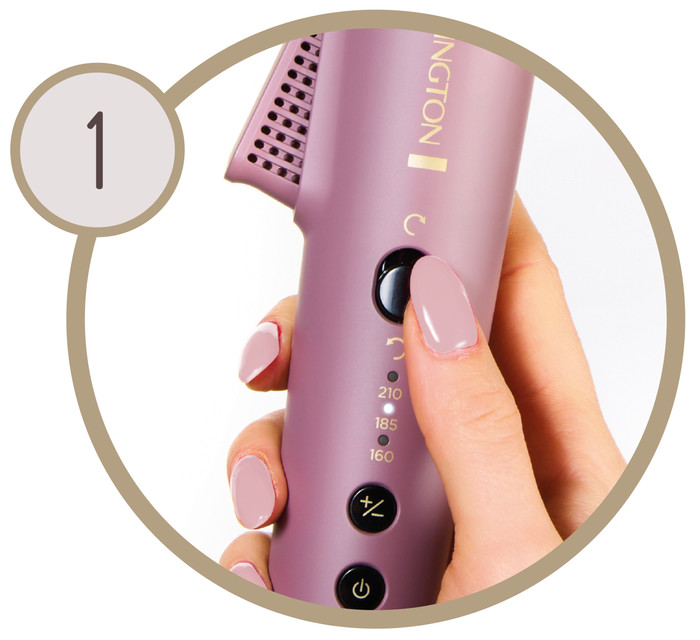 Remington AIRvive CI8930 product in use