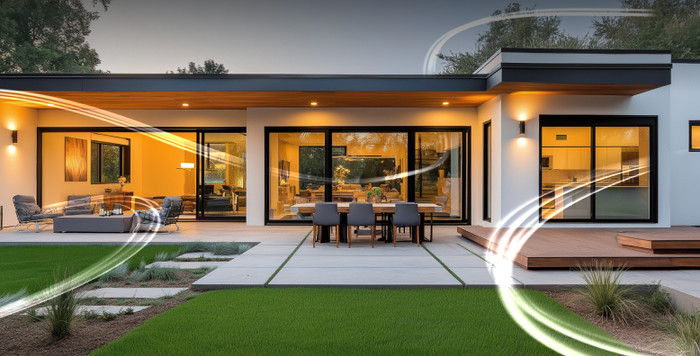 NETGEAR Orbi RBE373 product in use