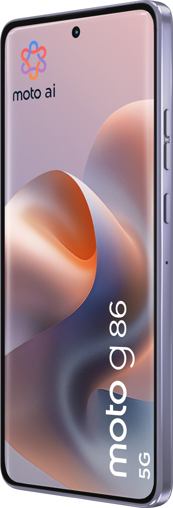 Motorola Moto G86 256GB Paars 5G voorkant