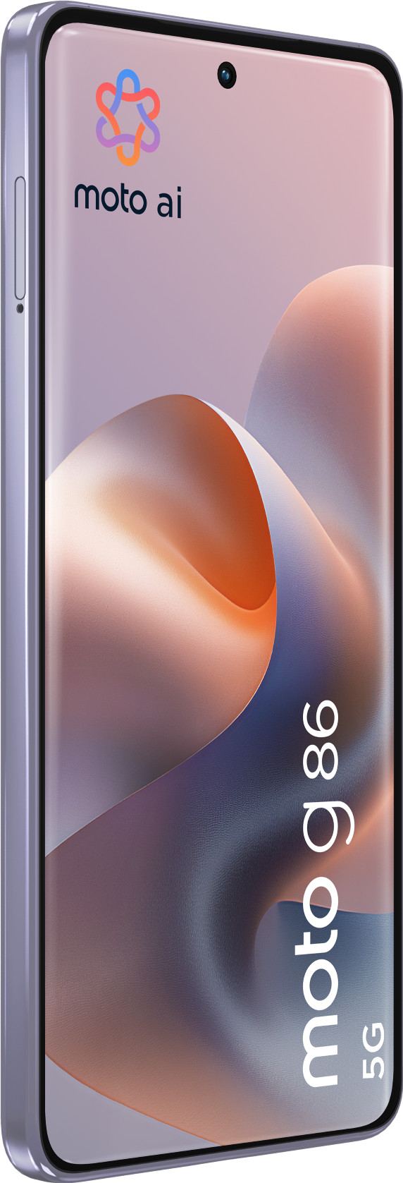 Motorola Moto G86 256GB Paars 5G voorkant