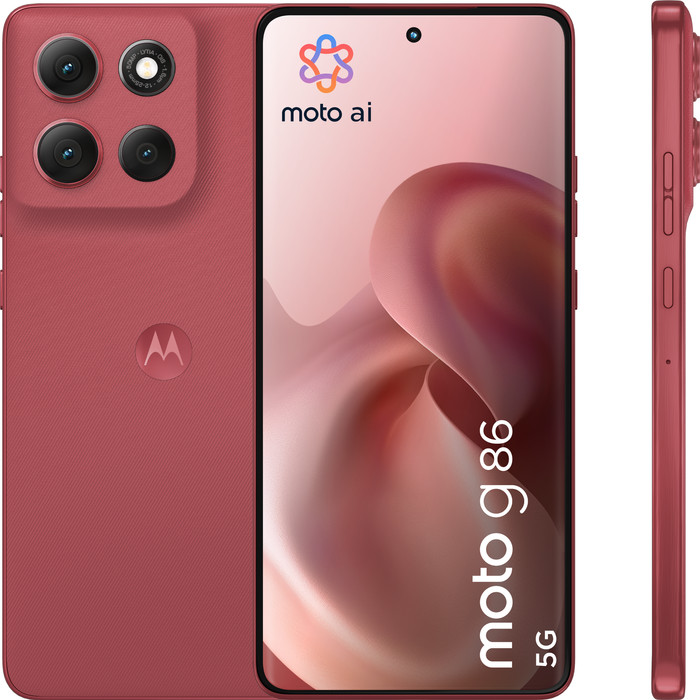 Motorola Moto G86 256GB Red 5G front