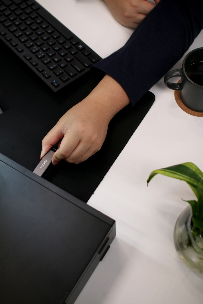 SanDisk Extreme PRO Dual Drive 512GB product in gebruik