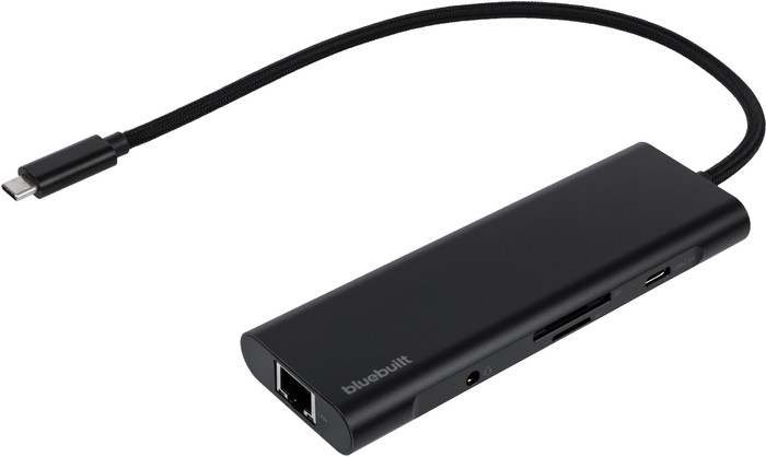 BlueBuilt 8-in-1 HDMI Docking Station met Usb C Zwart Main Image