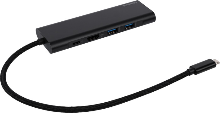 BlueBuilt 8-in-1 HDMI Docking Station met Usb C Zwart bovenkant