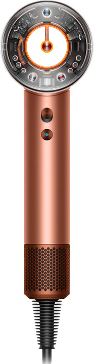 Dyson Supersonic Nural Straight + Wavy Limited Edition Amber Silk linkerkant