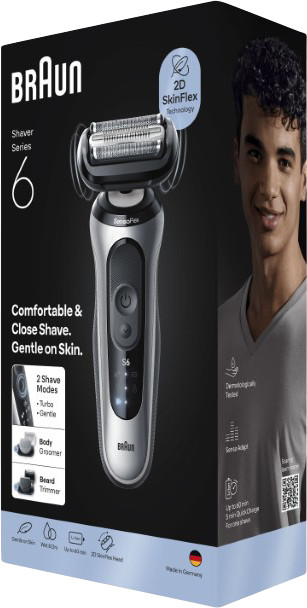 Braun Series 6 62-S1650S Zilver verpakking