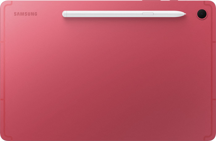 Samsung Galaxy Tab S10 Lite 10,9 inch 128GB Wifi Rood + Kids Cover Blauw achterkant