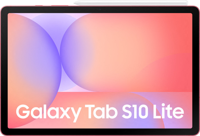 Samsung Galaxy Tab S10 Lite 10,9 inch 128GB Wifi Rood + Kids Cover Blauw voorkant