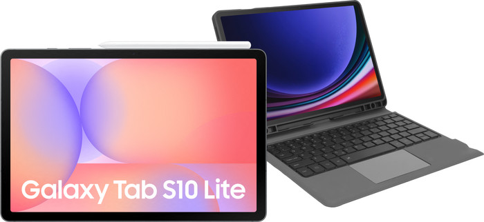 Samsung Galaxy Tab S10 Lite 10.9 inches 128GB WiFi Silver + Keyboard Cover QWERTY Main Image