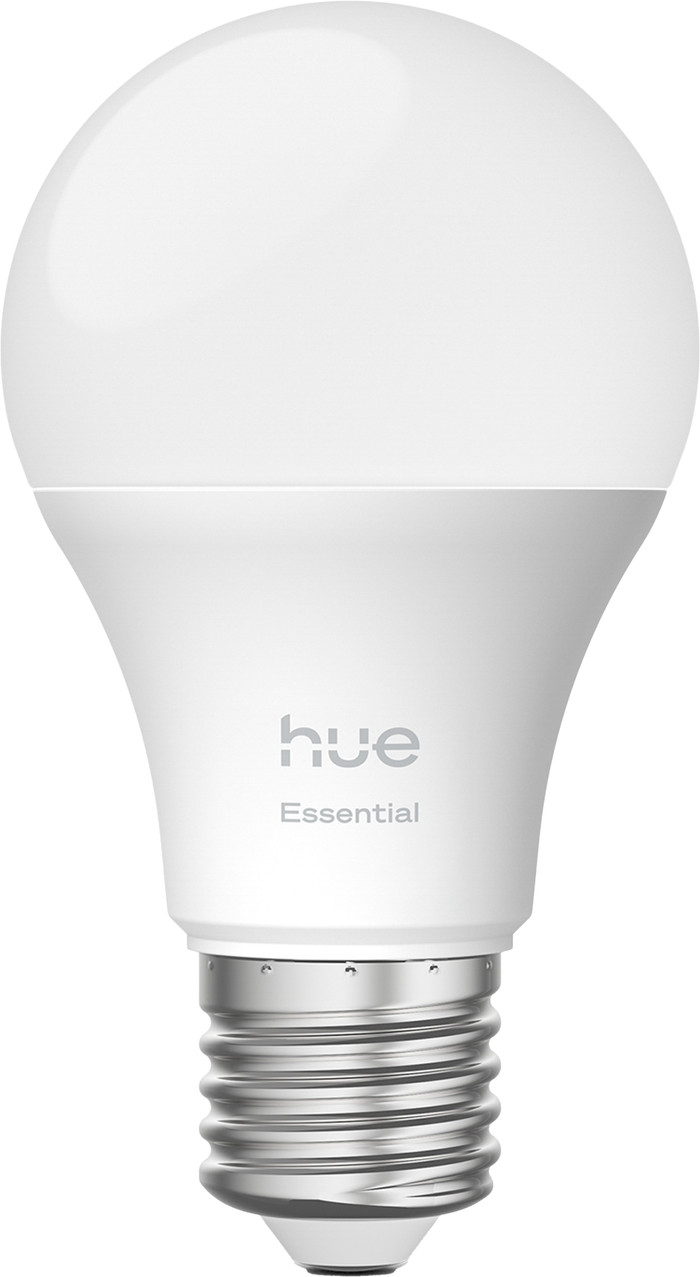 Philips Hue Essential A60 White and Color Starter Pack E27 806 lumens 2-pack + Bridge front
