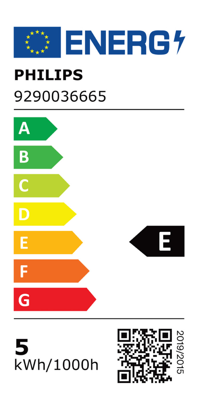 Philips Hue White and Color Starter Pack GU10 3-pack + Bridge Pro + Dimmer energy label