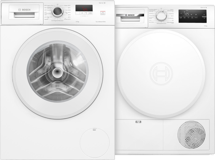 Bosch WGE0340CNL + Bosch WTH8300CNL Main Image