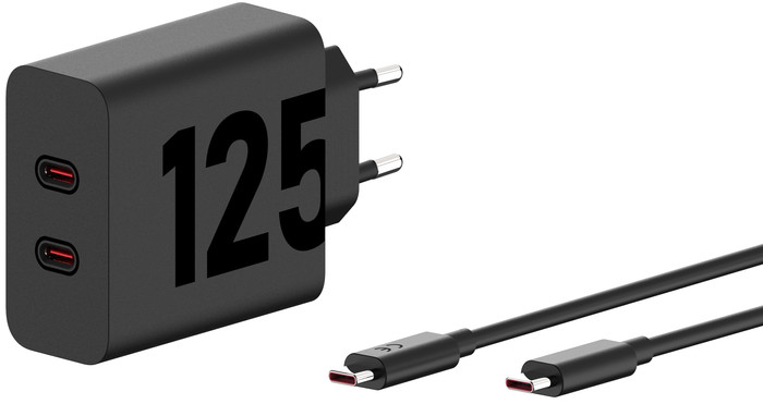 Motorola TurboPower Oplader 125W met 2 Poorten + Usb C kabel Main Image