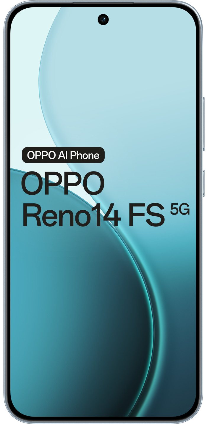 OPPO Reno14 FS 512GB Blue 5G front