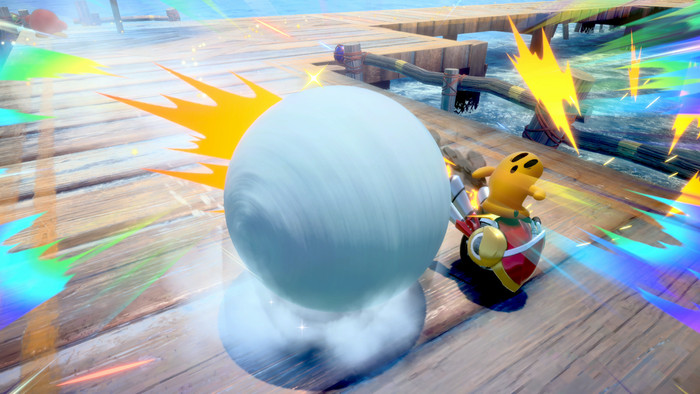 Kirby Air Riders Nintendo Switch 2 product in gebruik