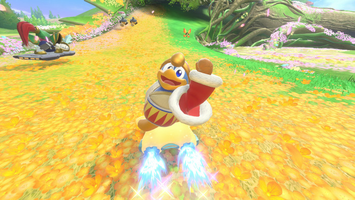 Kirby Air Riders Nintendo Switch 2 product in gebruik