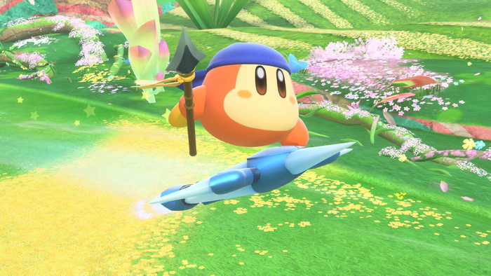 Kirby Air Riders Nintendo Switch 2 product in gebruik