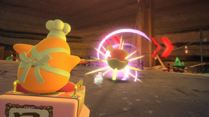 Kirby Air Riders Nintendo Switch 2 product in gebruik