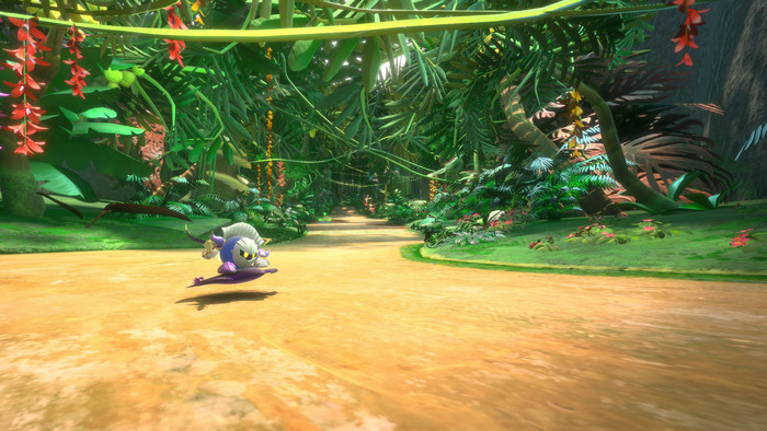 Kirby Air Riders Nintendo Switch 2 product in gebruik