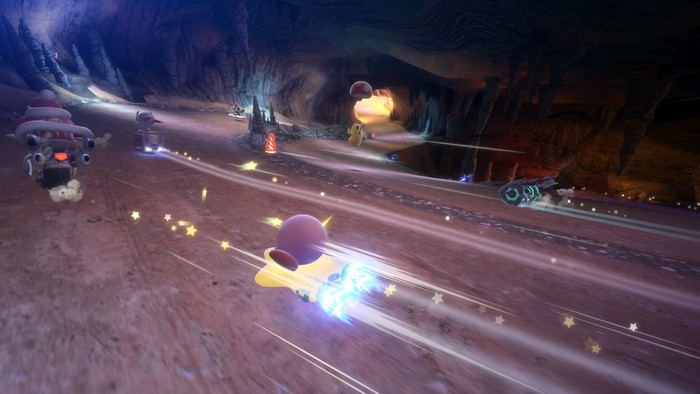 Kirby Air Riders Nintendo Switch 2 product in gebruik