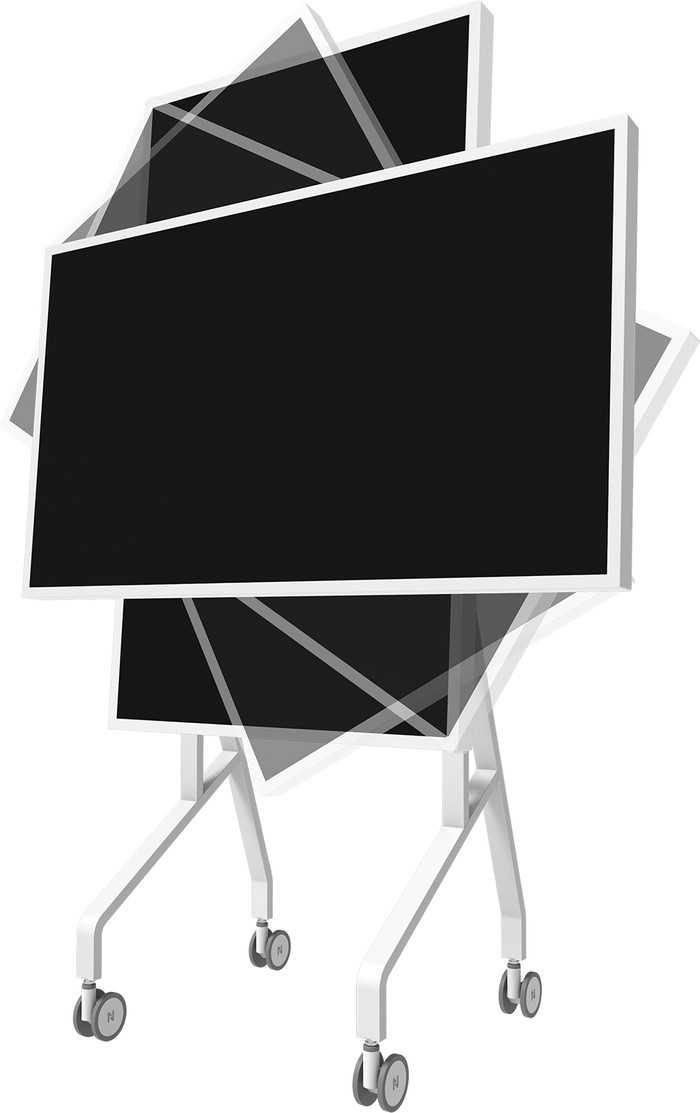 Neomounts MOVE Go Flip FL50-515WH1 Samsung Flip Trolley 55-65 inches detail