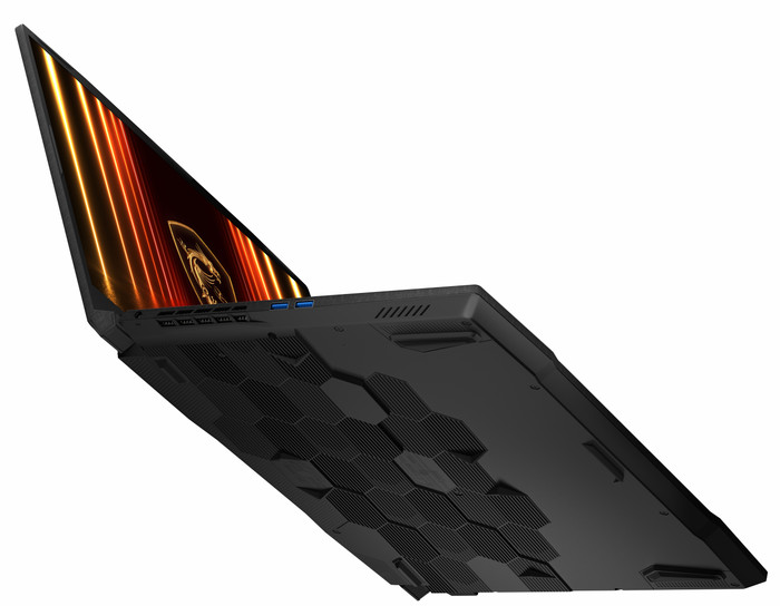MSI Katana 17 HX B14WFK-262NL onderkant
