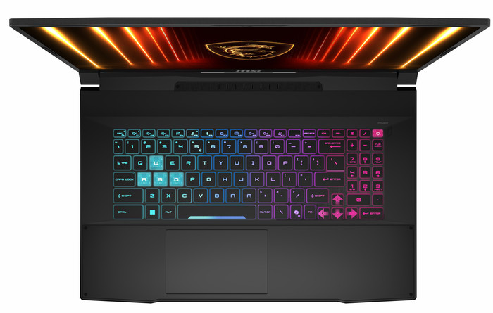 MSI Katana 17 HX B14WFK-262NL bovenkant