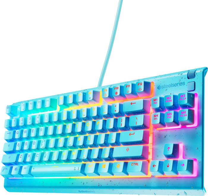 SteelSeries Apex 3 TKL Aqua QWERTY right side