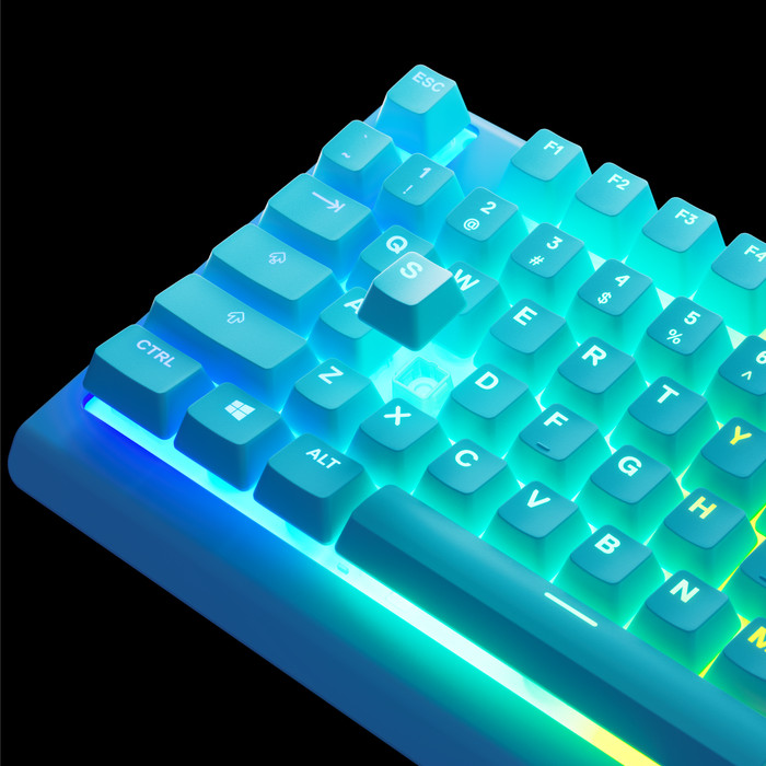 SteelSeries Apex 3 TKL Aqua QWERTY detail