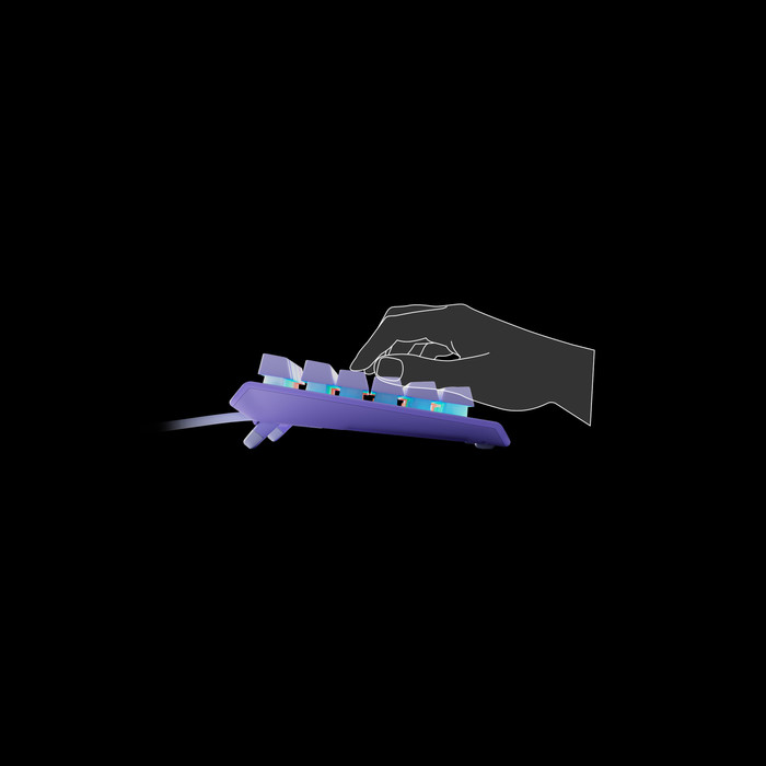 SteelSeries Apex 3 TKL Lavendel Qwerty visual leverancier