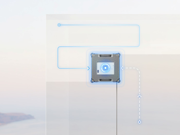 Dreame C1 Station product in gebruik